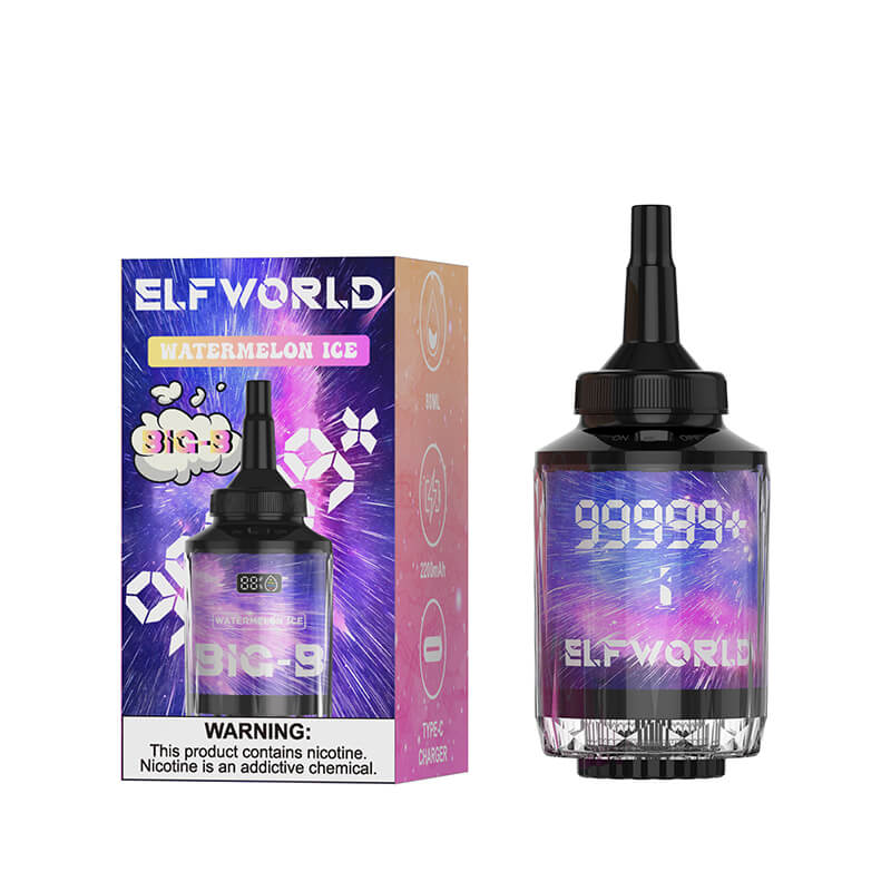 ELFWORLD 99999 + Puffs 100K Disposable Vape